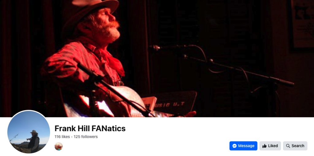 Frank Hill FANatics (Facebook cover page)